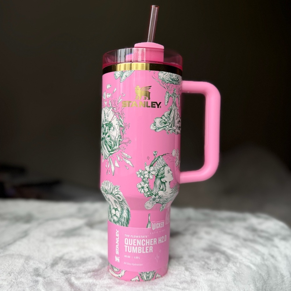 Stanley Wicked For Good Elphaba Glinda OZIAN REPRISE Pink 40 OZ Tumbler 2025